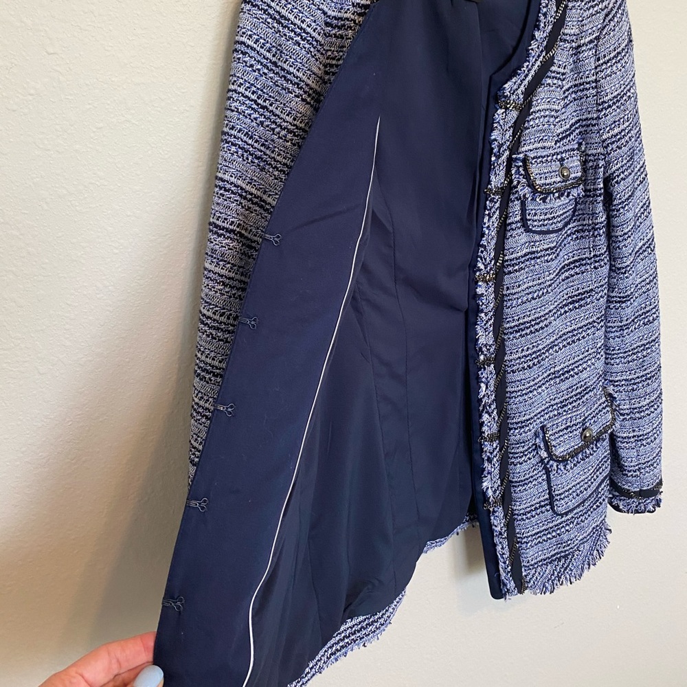 NWOT White House black market Blue Jacket Size 2 - Picture 13 of 15